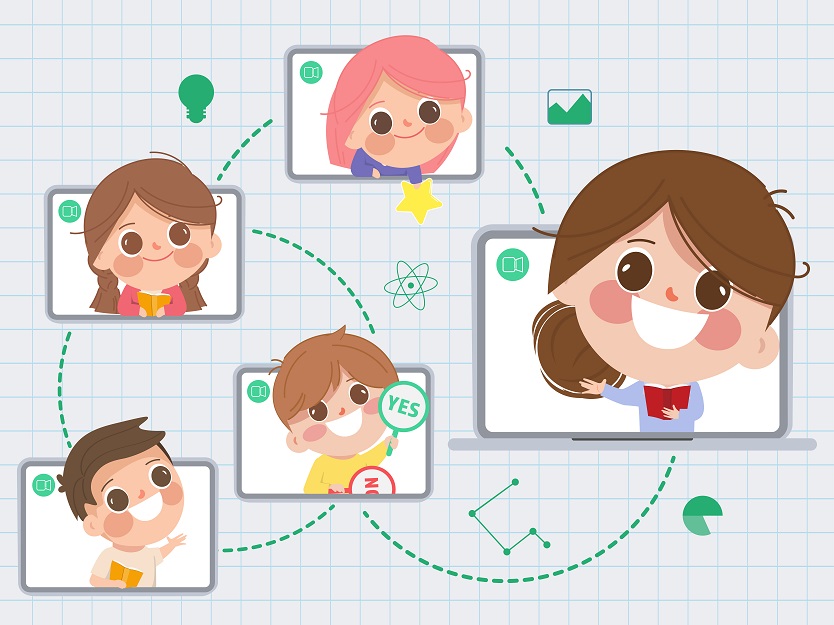 オンライン学習の様子